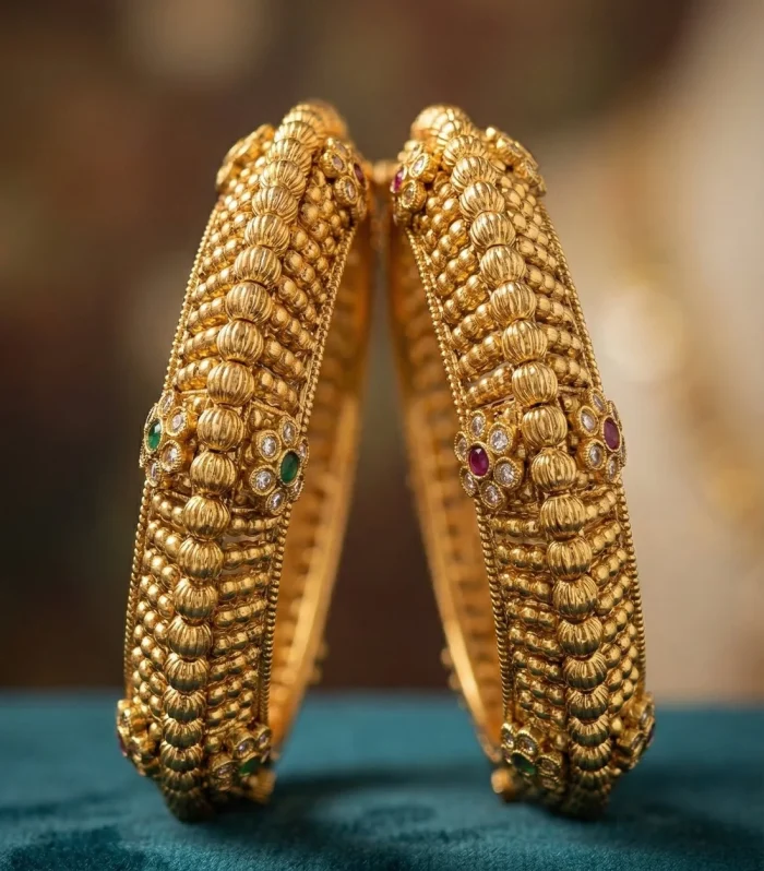 Tia Rajwadi Pacheli Bangles (Openable)