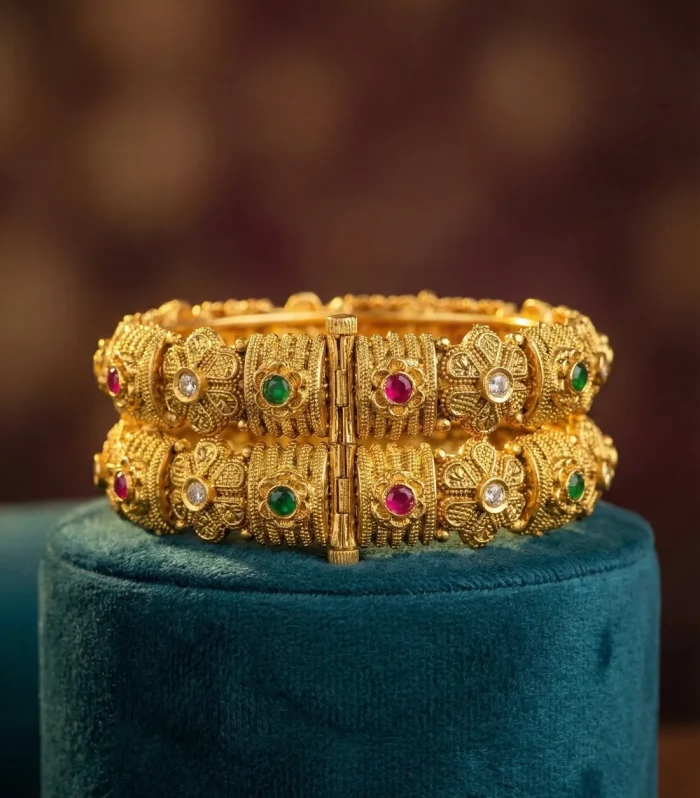 Gayatri Premium Rajwadi Bangles (Openable)